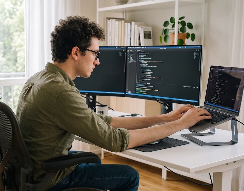 Desenvolvedor integrando a API Lytex
